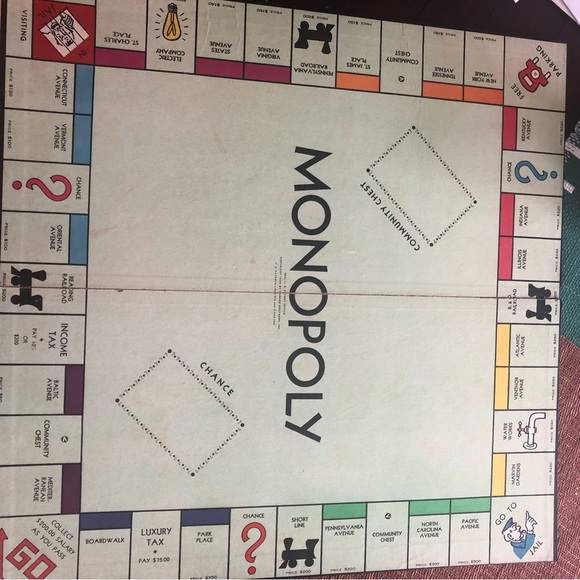 Antique Monopoly game - Picture 1 of 13
